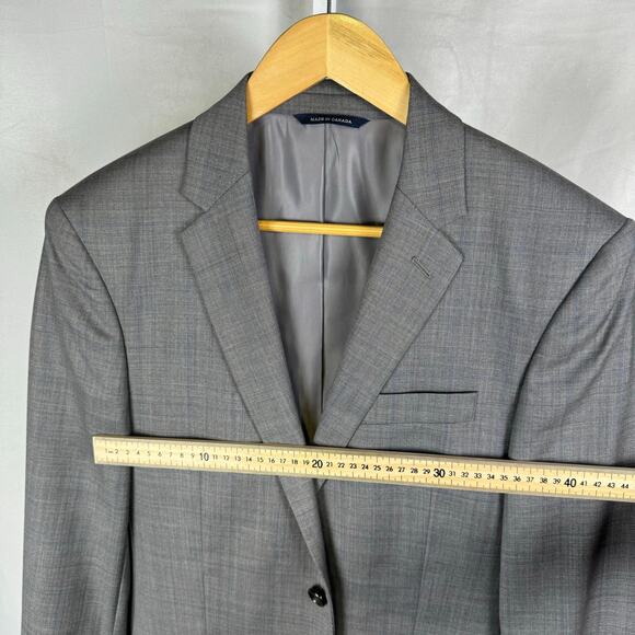 Ralph Lauren Wool Stretch Two Button Gray Sport Coat Men's 38R - Picture 10 of 10